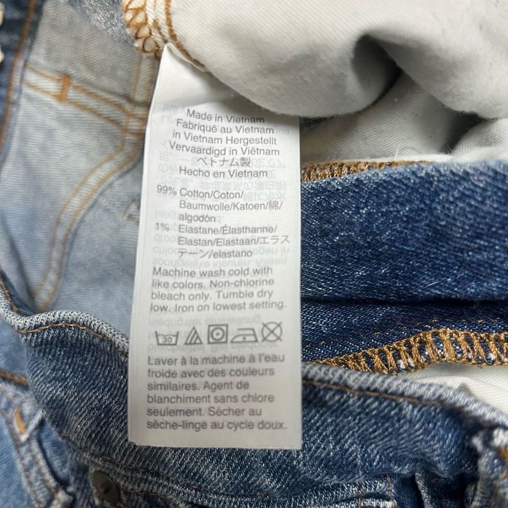 Madewell Women’s Size 26 Classic Straight Jeans Blue Denim Medium Wash Stretch - Picture 2 of 13